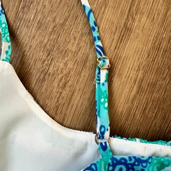 Lilly Pulitzer X Target Blue & White Sea Urchin Dress Sz S - Picture 12 of 13